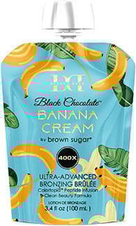 Double Dark Black Chocolate Banana Cream