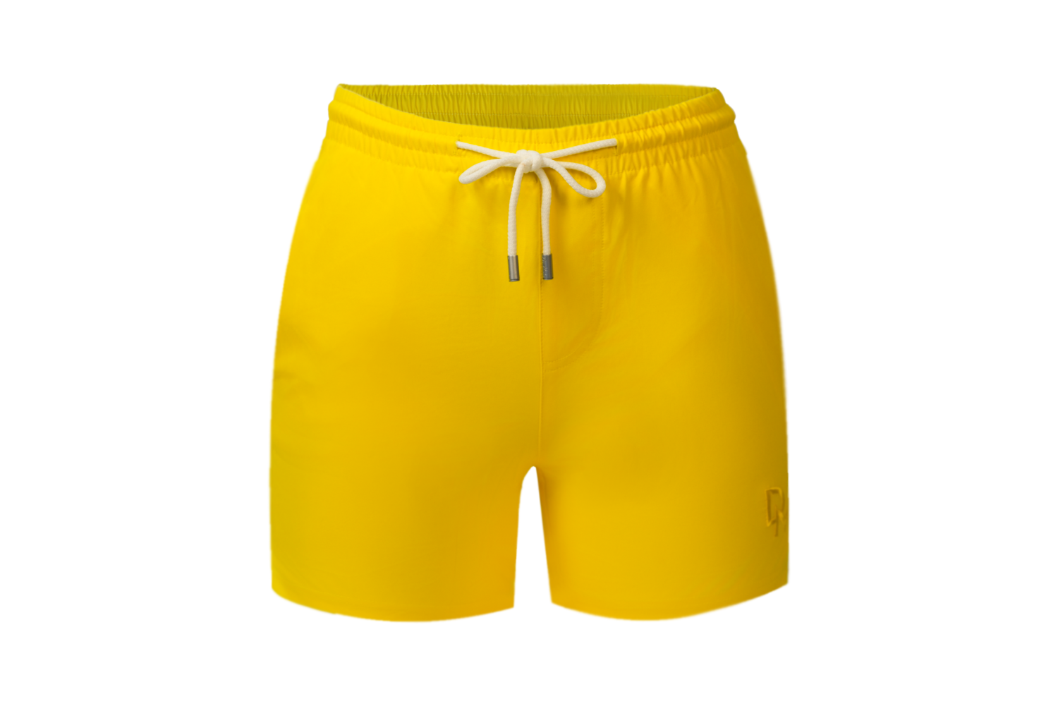 Solid Yellow Swim Shorts