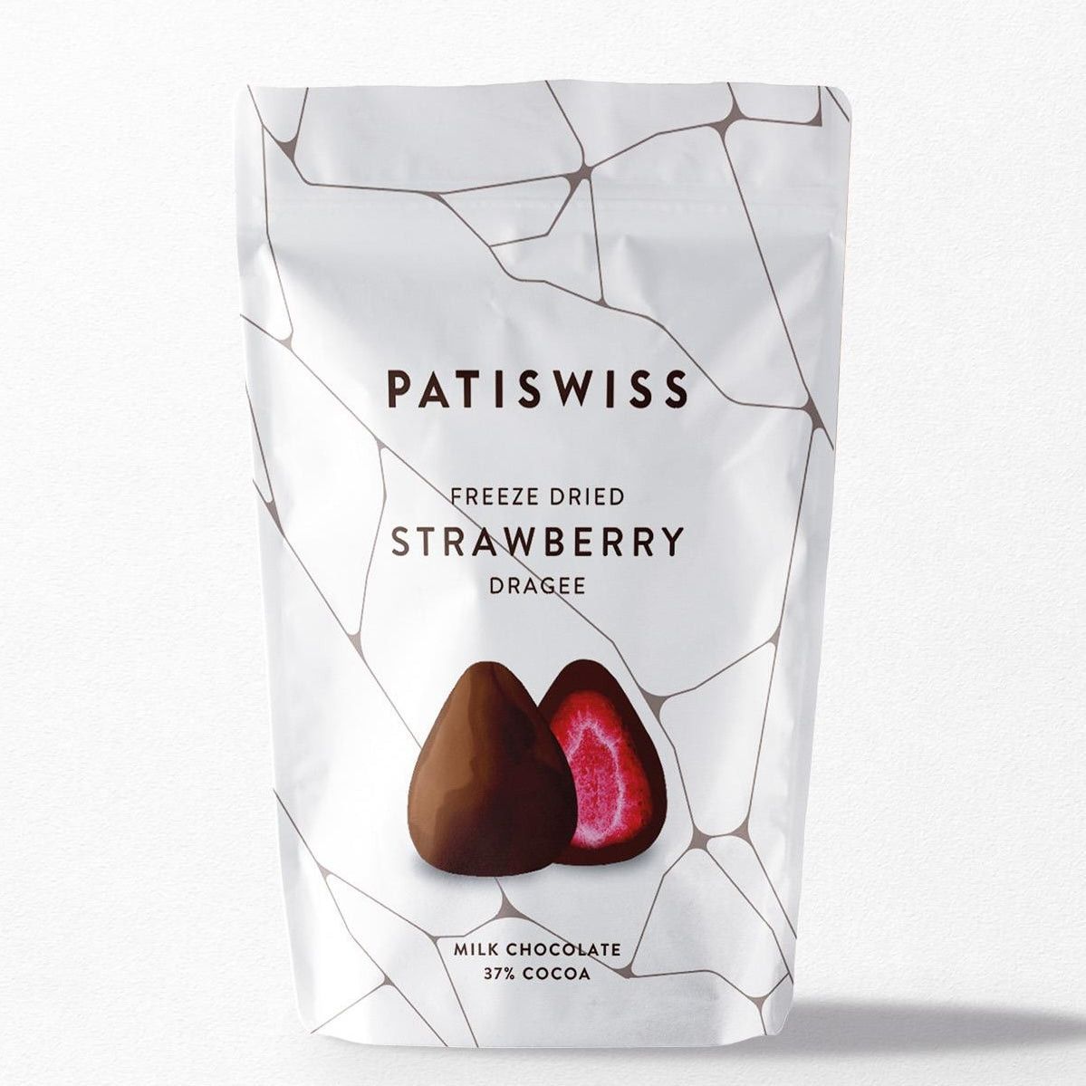 Freeze-Dried Strawberry Covered in Milk Chocolate