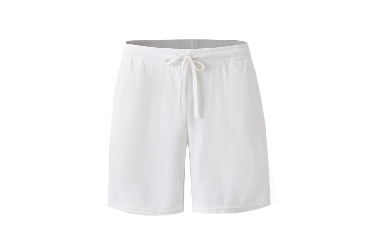 White Towel Shorts