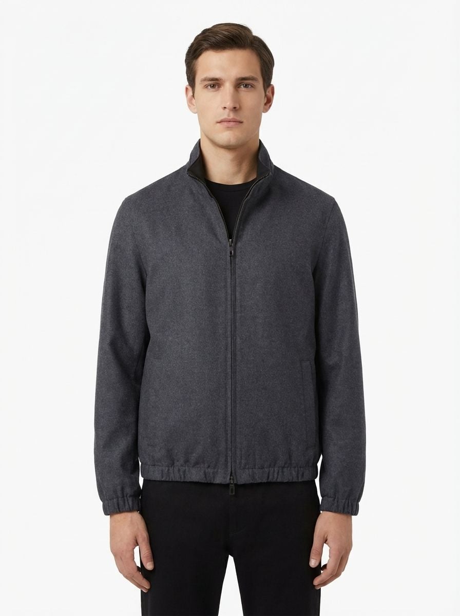 Di Moda 19157 Double Face Reversible Jacket – Dark Grey