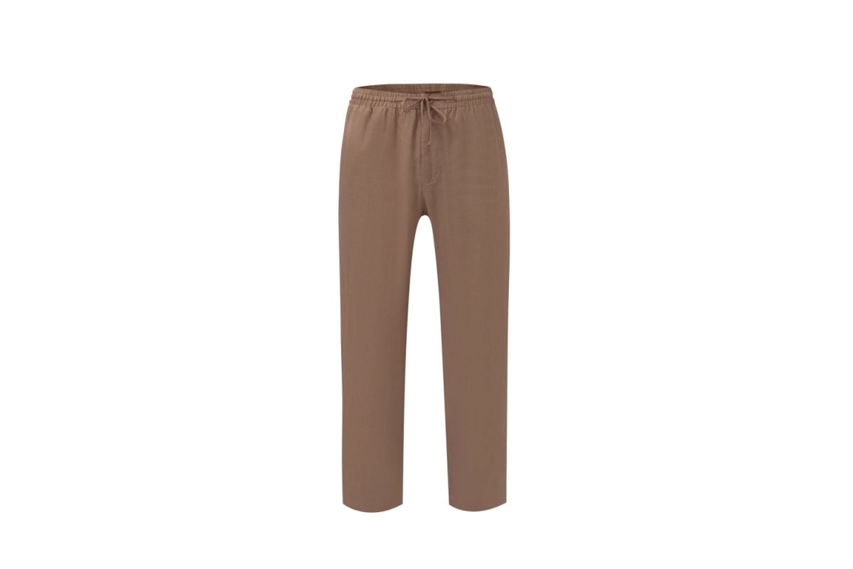 Brown Linen Pants