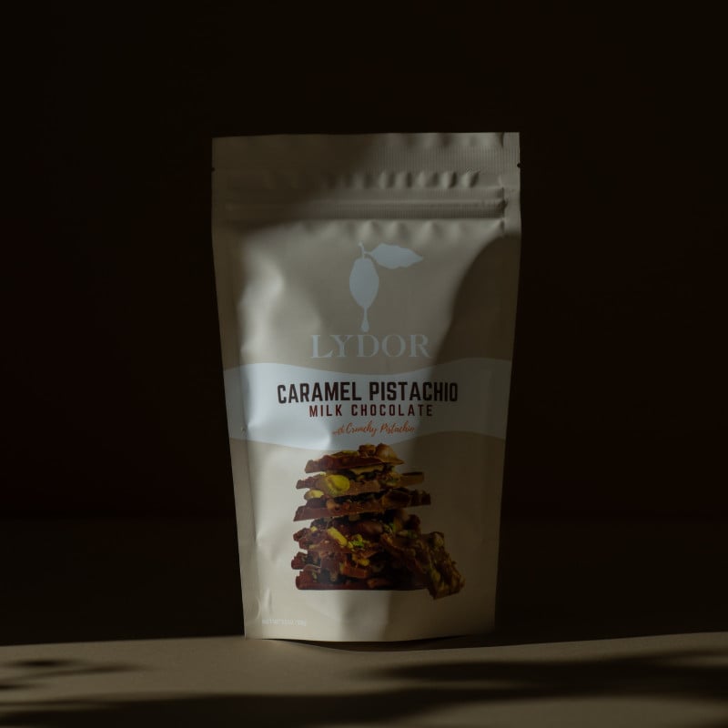 LYDOR Caramel Pistachio Milk Chocolate